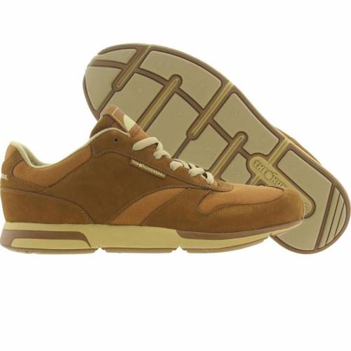 【★百貨店SALE★6/11真夜中2時迄】赤銅色 赤銅色 スニーカー メンズ 【 THE HUNDREDS SCULLY (BROWN NUBUCK / MESH) BROWN NUBUCK MESH 】