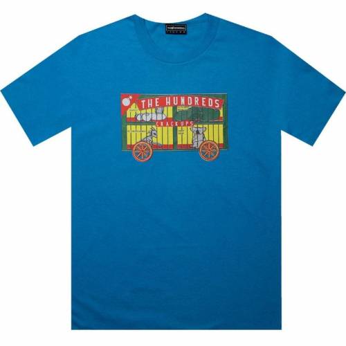 Tシャツ メンズ 【 THE HUNDREDS CRACKUPS TEE (TURQUOISE) / TURQUOISE 】 メンズファッション トップス カットソー｜スニケス
