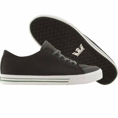 スープラ サンダー 緑 グリーン 黒色 ブラック ナイロン スニーカー メンズ 【 SUPRA THUNDER LOW (BLACK / GREEN NYLON) BLACK GREEN NYLON 】|スニケス