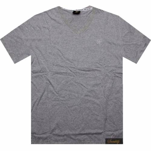 スニークティップ ロゴ Vネック Tシャツ ヘザー 灰色 グレー メンズ 【 SNEAKTIP LOGO V-NECK TEE (HEATHER GREY) / HEATHER GREY 】 メンズファッション トップス カットソー