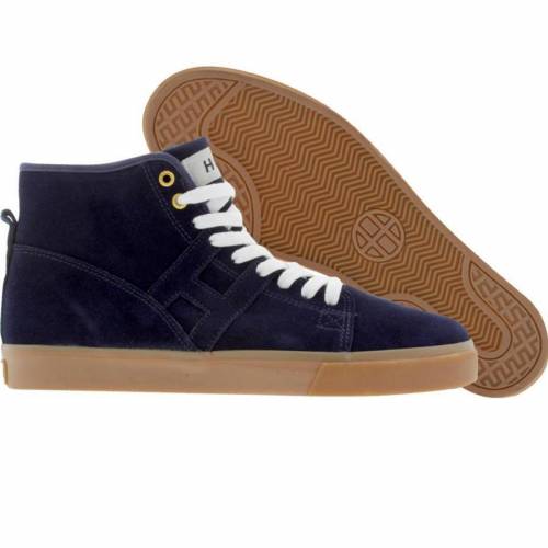 ハフ 紺色 ネイビー スニーカー メンズ 【 HUF HUPPER (DARK NAVY) / DARK NAVY 】
