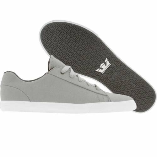 【★百貨店SALE★6/11真夜中2時迄】スープラ 薄墨色 薄墨色 スニーカー メンズ 【 SUPRA ASSAULT NS (GREY WAXED CANVAS) / GREY WAXED CANVAS 】