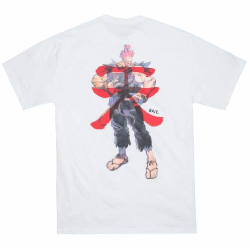 ベイト ストリート ファイター Tシャツ 白色 ホワイト メンズ 【 BAIT X STREET FIGHTER MEN AKUMA TEE (WHITE) / WHITE 】 メンズファッション トップス カットソー