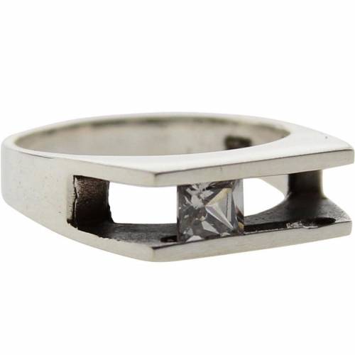 メタル シリーズ ハンチョロ メンズ 【 HAN CHOLO BABY MOVING STONE RING - PRECIOUS METAL SERIES (STERLING) / STERLING 】 ジュエリー アクセサリー メンズジュエリー 指輪 リング