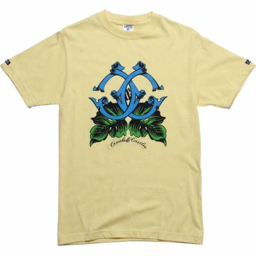 Tシャツ クルックスアンドキャッスルズ メンズ 【 CROOKS AND CASTLES ISLAND CS TEE (CANARY) / CANARY 】 メンズファッション トップス カットソー