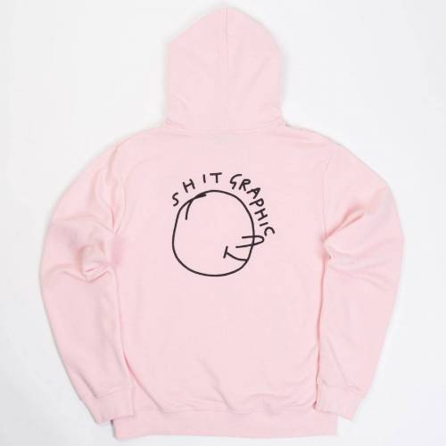 【★百貨店SALE★6/11夜夜中2時迄】グラフィック フーディー パーカー サクラ色 レイジーオーフ メンズ 【 LAZY OAF MEN SHITTY GRAPHIC HOODY (PINK) / PINK 】 メンズ流行り物 トップス