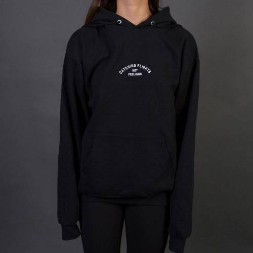 ダイムピース フーディー パーカー 黒色 ブラック レディース 【 DIMEPIECE WOMEN CATCHING FLIGHTS NOT FEELINGS HOODY (BLACK) / BLACK 】 レディースファッション トップス｜スニケス 17,834円