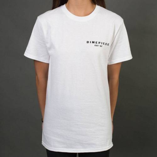 全品送料無料 ダイムピース ロゴ Tシャツ 白色 ホワイト Dimepiece Women Logo Tee White レディースファッション トップス Tシャツ カットソー 人気ブランドを Bricklanebrasserie Com