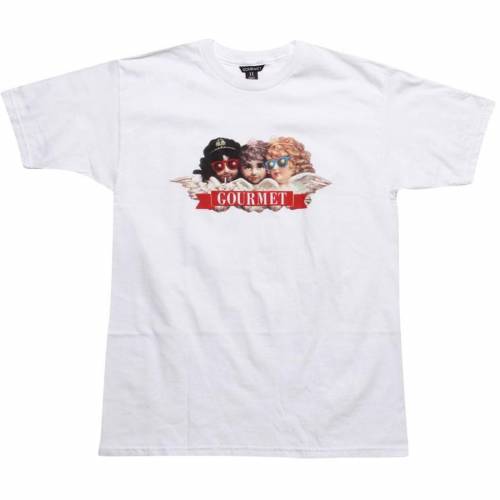 食い道楽 ティーシャツ 白いこと 白いこと メンズ 【 GOURMET PAISANS TEE (WHITE) / WHITE 】 メンズ流行り物 トップス カットソー Tシャツ・カットソー-メンズファッション-トップス