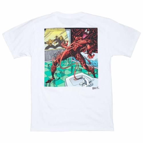 楽天カード分割 楽天市場 ベイト Bait ベイト ロゴ Tシャツ 白色 ホワイト Bait X Marvel Men Carnage Logo Tee White メンズファッション トップス Tシャツ カットソー スニケス 保障できる Www Trailconnections Com