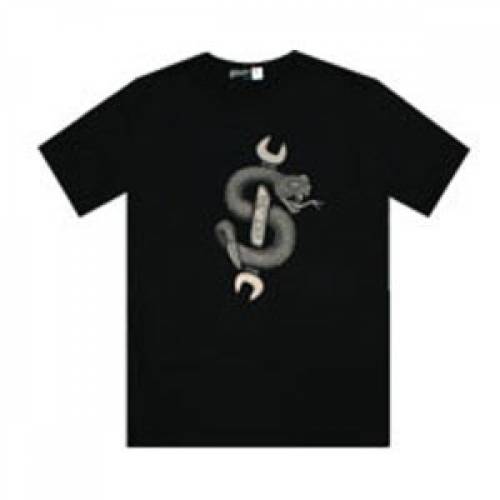 プルオーバー 黒いこと 黒いこと メンズ 【 SLB MEDIUM SNAKE TEE (BLACK) / BLACK 】 メンズ流行り物 トップス カットソー