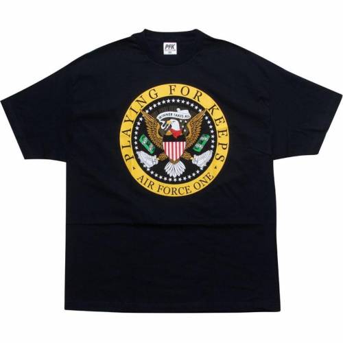 エアフォースワン Tシャツ 紺色 ネイビー メンズ 【 PLAYING FOR KEEPS EAGLE AF1 TEE (NAVY) / NAVY 】 メンズファッション トップス カットソー