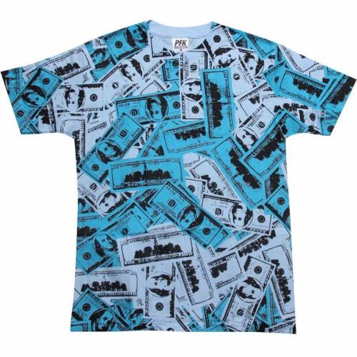 ビルズ Tシャツ 青色 ブルー メンズ 【 PLAYING FOR KEEPS HUNDRED BILLS TEE (BLUE) / BLUE 】 メンズファッション トップス カットソー｜スニケス 8,568円