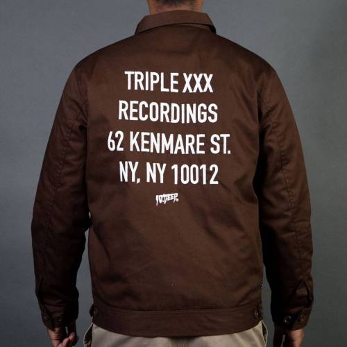 ディープ ジャケット 茶色 ブラウン メンズ 【 10 DEEP 10 DEEP MEN TRIPLE X STAFF RECORDING JACKET (BROWN / CHOCOLATE) BROWN CHOCOLATE 】 メンズファッション コート