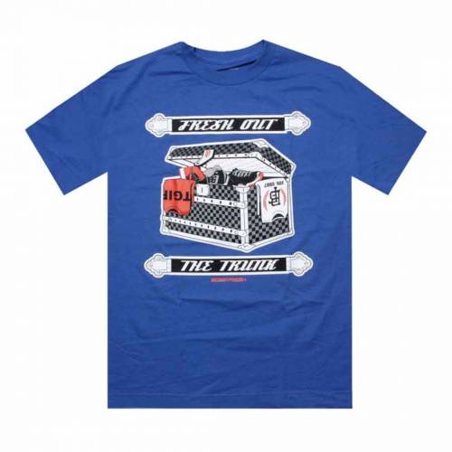 生新しい プルオーバー ボビー生新しい メンズ 【 BOBBY FRESH TRUNK TEE (ROYAL) / ROYAL 】 メンズ流行り物 トップス カットソー