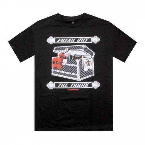 生新しい プルオーバー 黒いこと 黒いこと ボビー生新しい メンズ 【 BOBBY FRESH TRUNK TEE (BLACK) / BLACK 】 メンズ流行り物 トップス カットソー