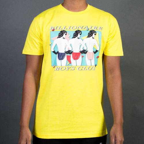 クラブ Tシャツ 黄色 イエロー ビリオネアボーイズクラブ メンズ 【 BILLIONAIRE BOYS CLUB BILLIONAIRE BOYS CLUB MEN OPTIONAL TEE (YELLOW) / YELLOW 】 メンズファッション トップス カットソー｜スニケス
