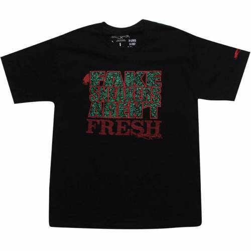 生新しい プルオーバー 黒いこと 黒いこと ボビー生新しい メンズ 【 BOBBY FRESH FAKE TEE (BLACK) / BLACK 】 メンズ流行り物 トップス カットソー