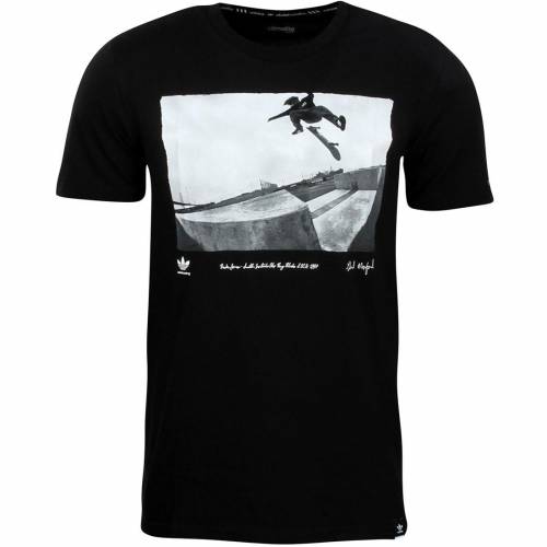 アディダス スケート Tシャツ 黒色 ブラック メンズ 【 ADIDAS SKATE MEN RESPECT YOUR ROOTS TEE - DRAKE JONES (BLACK) / BLACK 】 メンズファッション トップス カットソー
