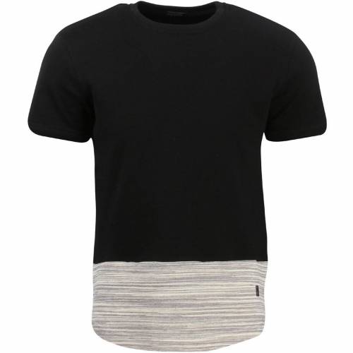 ニット Tシャツ 黒色 ブラック メンズ 【 UNYFORME MEN PRALL KNIT TEE (BLACK) / BLACK 】 メンズファッション トップス カットソー