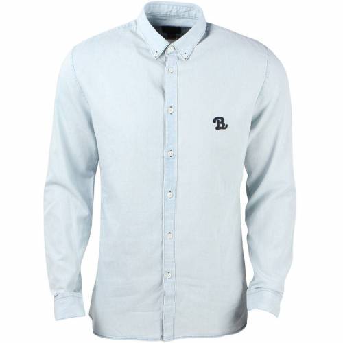 灰色 グレー グレイ バーニークールス メンズ 【 BARNEY COOLS MEN B SCHOOLED BUTTON UP SHIRT (GRAY / CHAMBRAY) GRAY CHAMBRAY 】 メンズファッション トップス カジュアルシャツ 24,375円