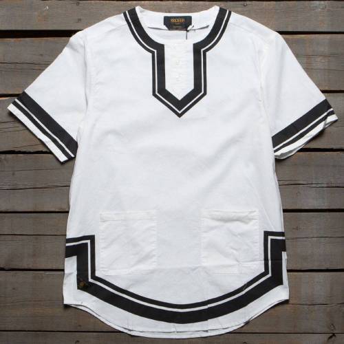 ディープ 白いこと 白いこと メンズ 【 10 DEEP 10 DEEP DVSN DASHIKI SHIRT (WHITE) / WHITE 】 メンズ流行り物 トップス 心地よいティーシャツ トップス-カジュアルシャツ