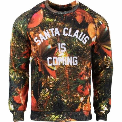 トレーナー 緑 グリーン 赤 レッド イレブンパリ メンズ 【 ELEVEN PARIS MEN HOLIDAY SANTA CLAUS IS COMING SWEATER (GREEN / RED) GREEN RED 】 メンズファッション トップス Tシャツ カットソー|スニケス