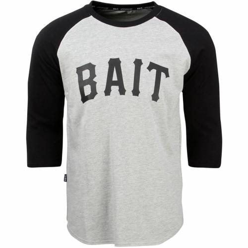 ベイト コア ラグラン Tシャツ 灰色 グレー グレイ 黒色 ブラック メンズ 【 BAIT MEN CORE RAGLAN TEE (GRAY / BLACK) GRAY  BLACK 】 メンズファッション トップス カットソー