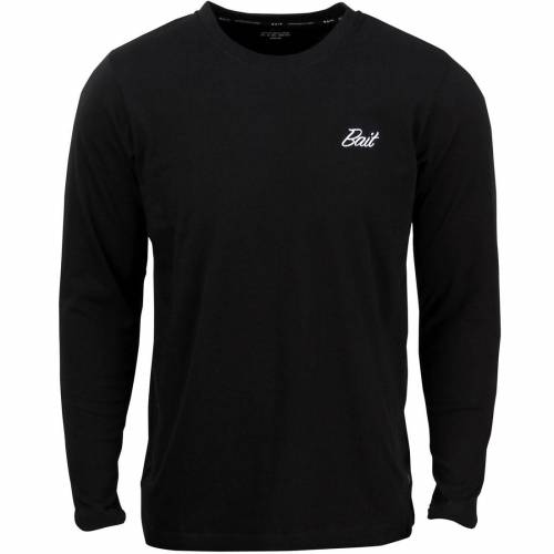 ベイト コア スリーブ Tシャツ 黒色 ブラック 長袖 メンズ 【 BAIT MEN CORE LONG SLEEVE TEE (BLACK) / BLACK 】 メンズファッション トップス カットソー