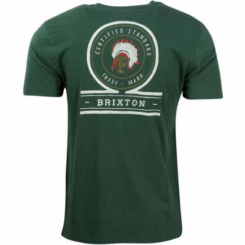 ブリクストン Tシャツ 緑 グリーン メンズ 【 BRIXTON MEN CROW TEE (GREEN) / GREEN 】 メンズファッション トップス カットソー