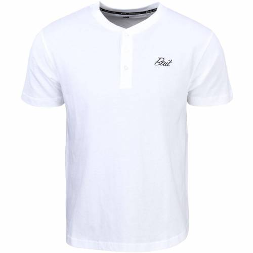 ベイト コア ヘンリー Tシャツ 白色 ホワイト メンズ 【 BAIT MEN CORE HENLEY TEE (WHITE) / WHITE 】 メンズファッション トップス カットソー