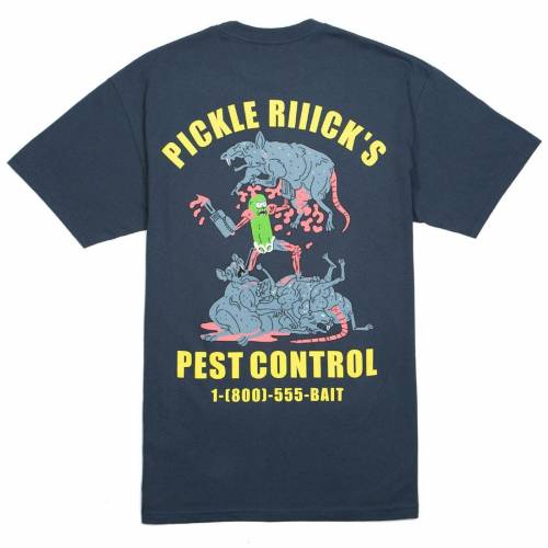 ベイト Tシャツ 紺色 ネイビー メンズ 【 BAIT X RICK AND MORTY MEN PICKLE TEE (NAVY) / NAVY 】 メンズファッション トップス カットソー 13,650円