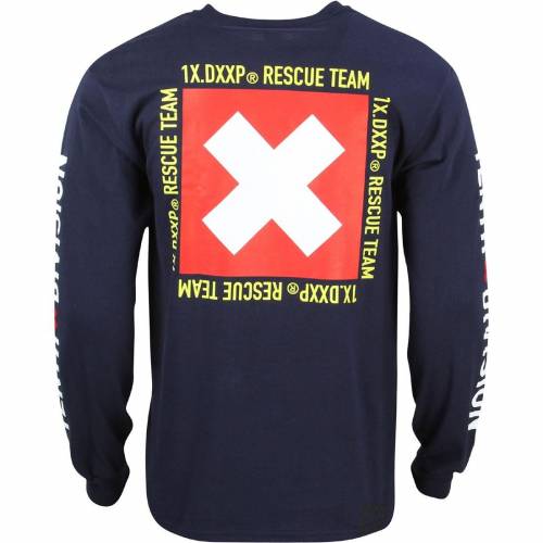 ディープ スリーブ Tシャツ 紺色 ネイビー 長袖 メンズ 【 10 DEEP 10 DEEP MEN RESCUE LONG SLEEVE TEE (NAVY) / NAVY 】 メンズファッション トップス カットソー|スニケス
