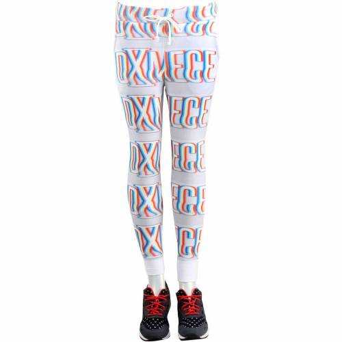 ダイムピース ロゴ スウェット 白色 ホワイト チノショーツ レディース 【 DIMEPIECE WOMEN BLURRED LOGO SWEAT PANTS (WHITE / MULTI) WHITE MULTI 】 レディースファッション ボトムス パンツ