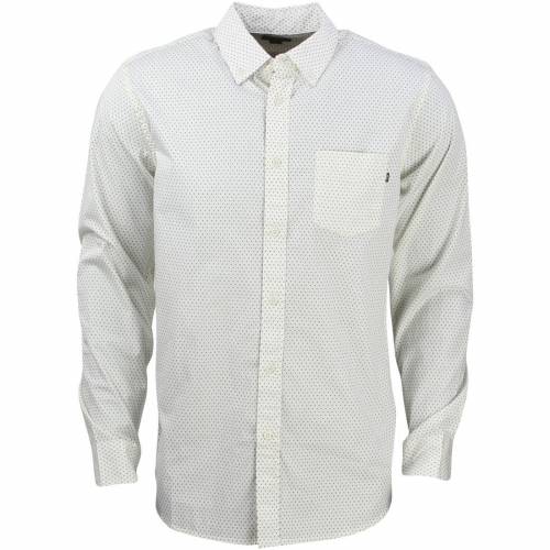 オベイ ウーブン クリーム 白色 ホワイト メンズ 【 OBEY MEN CILO WOVEN SHIRT (WHITE / CREAM MULTI) WHITE CREAM MULTI 】 メンズファッション トップス カジュアルシャツ
