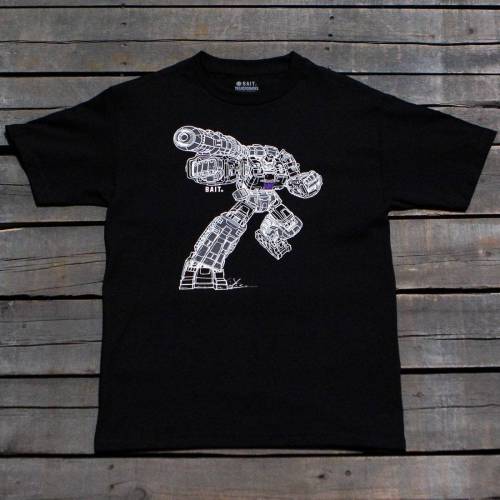 ベイト アート Tシャツ 黒色 ブラック メンズ 【 BAIT X TRANSFORMERS MEN MEGATRON ART TEE (BLACK) / BLACK 】 メンズファッション トップス カットソー