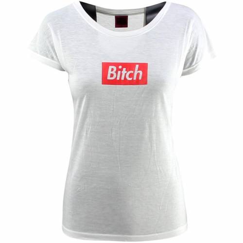 ボックス Tシャツ 白色 ホワイト マリードトゥーザモブ レディース 【 MARRIED TO THE MOB WOMEN BITCH IN A BOX TEE (WHITE) / WHITE 】 レディースファッション トップス カットソー|スニケス