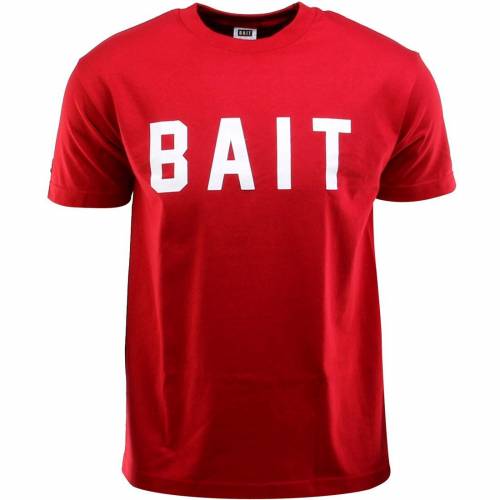 ベイト ロゴ Tシャツ カーディナル 赤 レッド 白色 ホワイト メンズ 【 BAIT LOGO TEE (RED / CARDINAL RED WHITE) RED CARDINAL RED WHITE 】 メンズファッション トップス カットソー