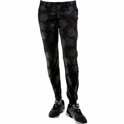 パブリッシュ ジョガーパンツ 黒色 ブラック メンズ 【 PUBLISH ARION FLORAL SILHOUETTE JOGGER PANTS (BLACK) / BLACK 】 メンズファッション ズボン