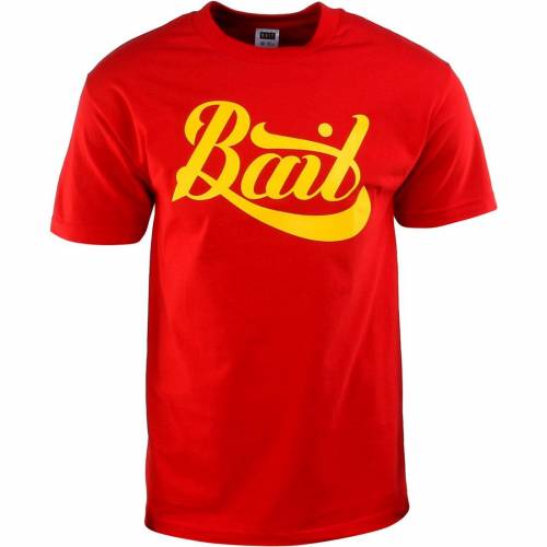 ベイト スクリプト ロゴ Tシャツ 赤 レッド 黄色 イエロー メンズ 【 BAIT SCRIPT LOGO TEE (RED / YELLOW) RED YELLOW 】 メンズファッション トップス カットソー