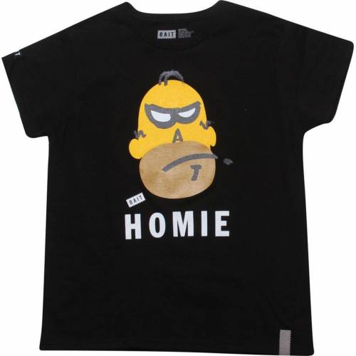 【★百貨店SALE★6/11真夜中2時迄】ベイト レディース ティーシャツ 黒いこと 黒いこと 【 BAIT WOMENS HOMIE TEE (BLACK) / BLACK 】 レディース流行り物 トップス カットソー