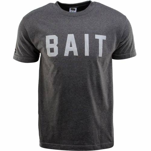 ベイト ロゴ Tシャツ チャコール ヘザー 灰色 グレー グレイ メンズ 【 BAIT LOGO TEE (GRAY / CHARCOAL HEATHER GRAY) GRAY CHARCOAL HEATHER GRAY 】 メンズファッション トップス カットソー