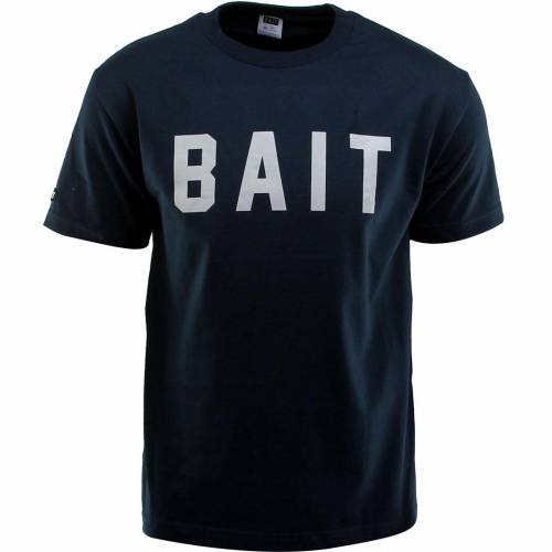 ベイト ロゴ Tシャツ 紺色 ネイビー 灰色 グレー グレイ メンズ 【 BAIT LOGO TEE (NAVY / GRAY) NAVY GRAY 】 メンズファッション トップス カットソー