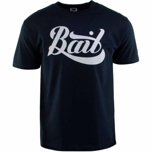 ベイト スクリプト ロゴ Tシャツ 紺色 ネイビー 灰色 グレー グレイ メンズ 【 BAIT SCRIPT LOGO TEE (NAVY / GRAY) NAVY GRAY 】 メンズファッション トップス カットソー