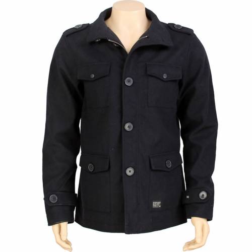 人気ショップが最安値挑戦 クルー ジャケット 紺色 ネイビー Kr3w Manchester Jacket Navy メンズファッション コート ジャケット スニケス 安い Habs Edu Kw
