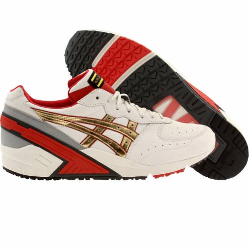 赤 レッド 白色 ホワイト ゴールド アシックスタイガー スニーカー メンズ 【 ASICS TIGER ASICS TIGER MEN GEL SIGHT - WORLD CHALLENGER (WHITE / RED GOLD) WHITE RED GOLD 】