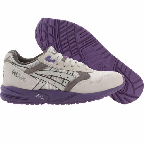 灰色 グレー グレイ アシックスタイガー スニーカー レディース 【 ASICS TIGER ASICS TIGER WOMEN GEL-SAGA (GRAY / SOFT GRAY) GRAY SOFT GRAY 】