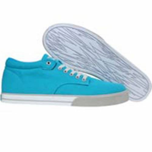 ジョンソン ミッド 青色 ブルー スニーカー メンズ 【 THE HUNDREDS JOHNSON MID CANVAS (CARIBBEAN BLUE) / CARIBBEAN BLUE 】 14,832円