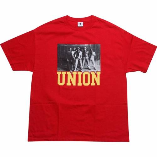 ユニオン タイム Tシャツ 赤 レッド 黄色 イエロー メンズ 【 UNION RESPECT EVERY TIME TEE (RED / YELLOW) RED YELLOW 】 メンズファッション トップス カットソー