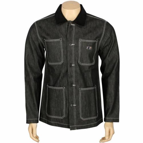 【★百貨店SALE★6/11十二時2時迄】上衣 黒いこと 黒いこと メンズ 【 THE HUNDREDS LUCKY JACKET (BLACK) / BLACK 】 メンズ流行り物 厚地の外套